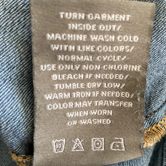 Torrid Blue Medium Wash Collarless Cropped Bolero 3/4 Sleeve Denim Jacket 3683 - Picture 11 of 12